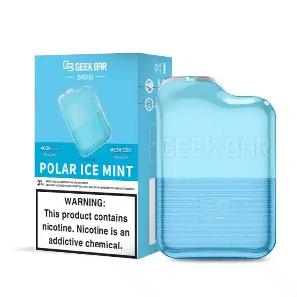 Geek bar B4000 Disposable Vape 4000 Puffs 3 Polar Ice Mint