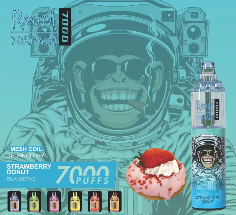 randm tornado 7000 Strawberry Donut