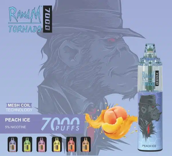 randm tornado 7000 Peach Ice