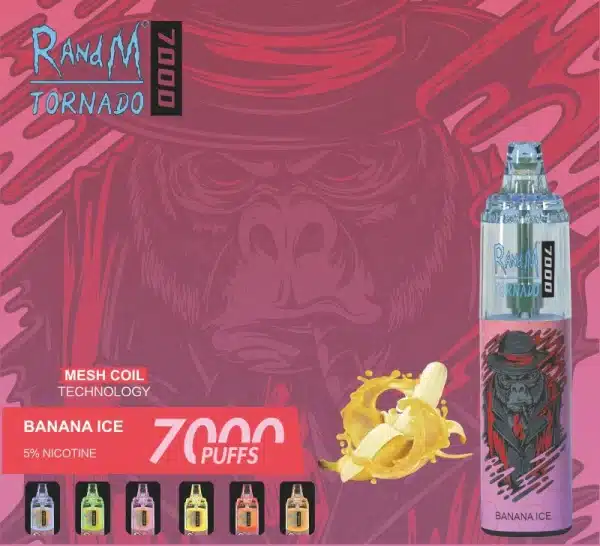 randm tornado 7000 Banana Ice