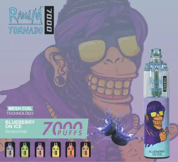 randm tornado 7000 Blueberry on Ice