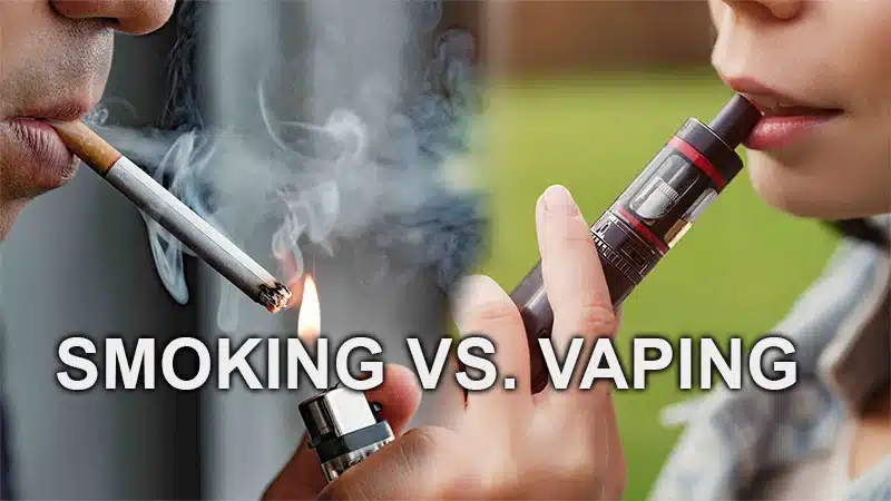 smoking vs vaping