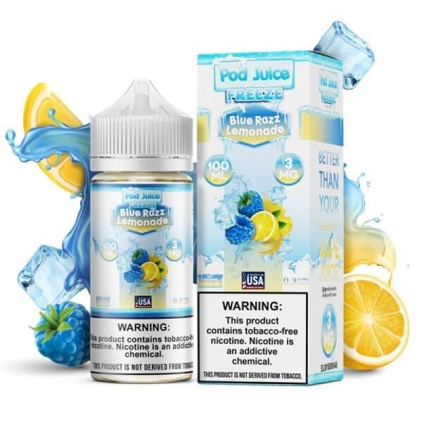 Pod Juice Blue Razz Lemonade Freeze