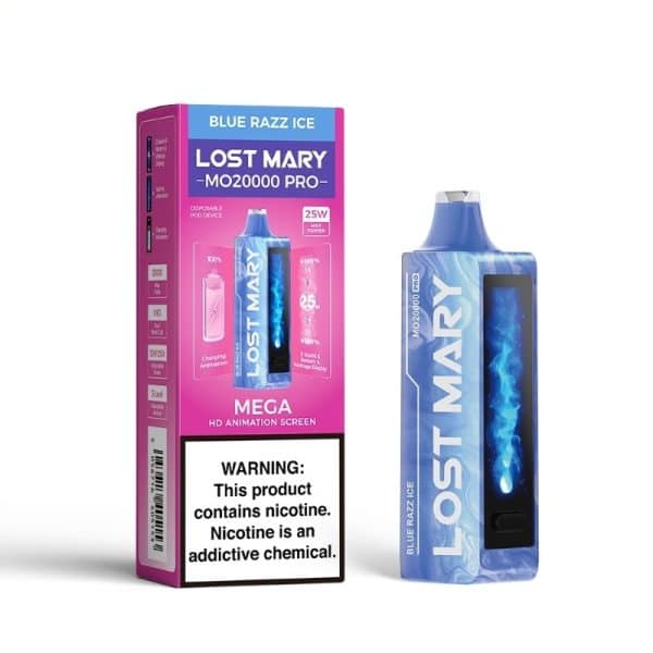 blue razz ice lost mary mo20000 pro