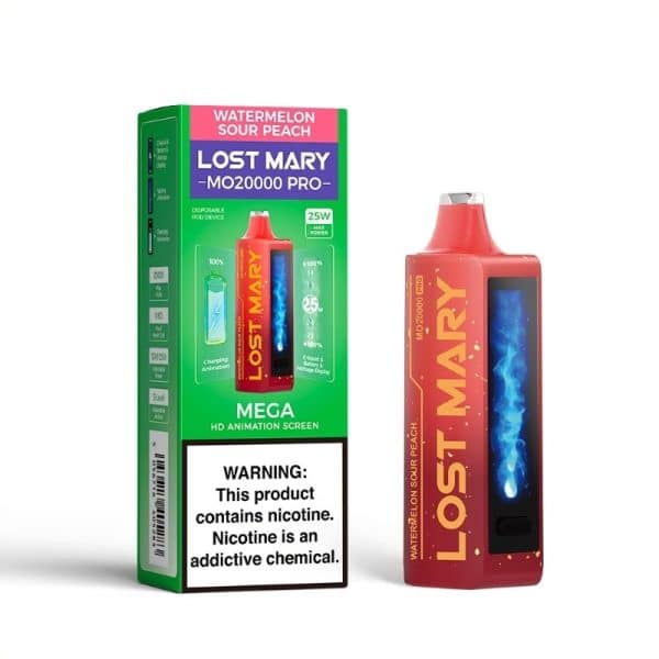 watermelon sour peach lost mary mo20000 pro