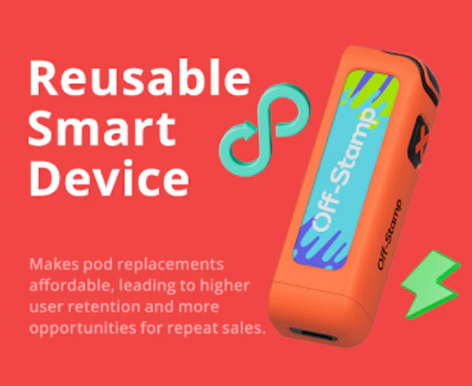 off stamp x cube reusable battery