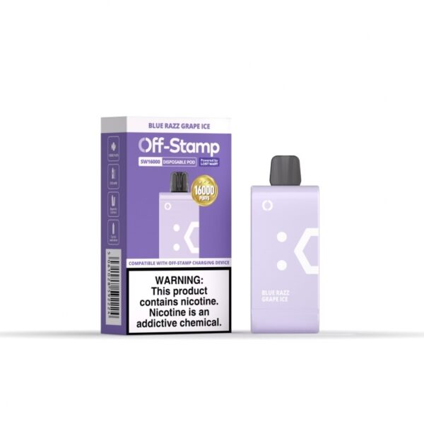blue razz grape ice off stamp sw16000