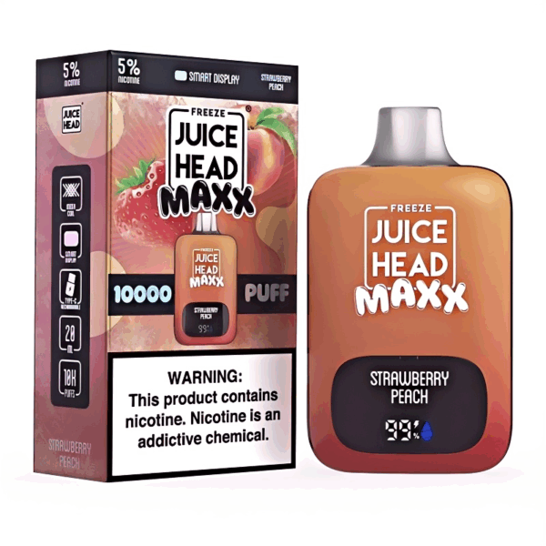 juice head maxx 10000 Strawberry Peach Freeze