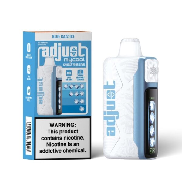 blue razz ice adjust mycool 40k
